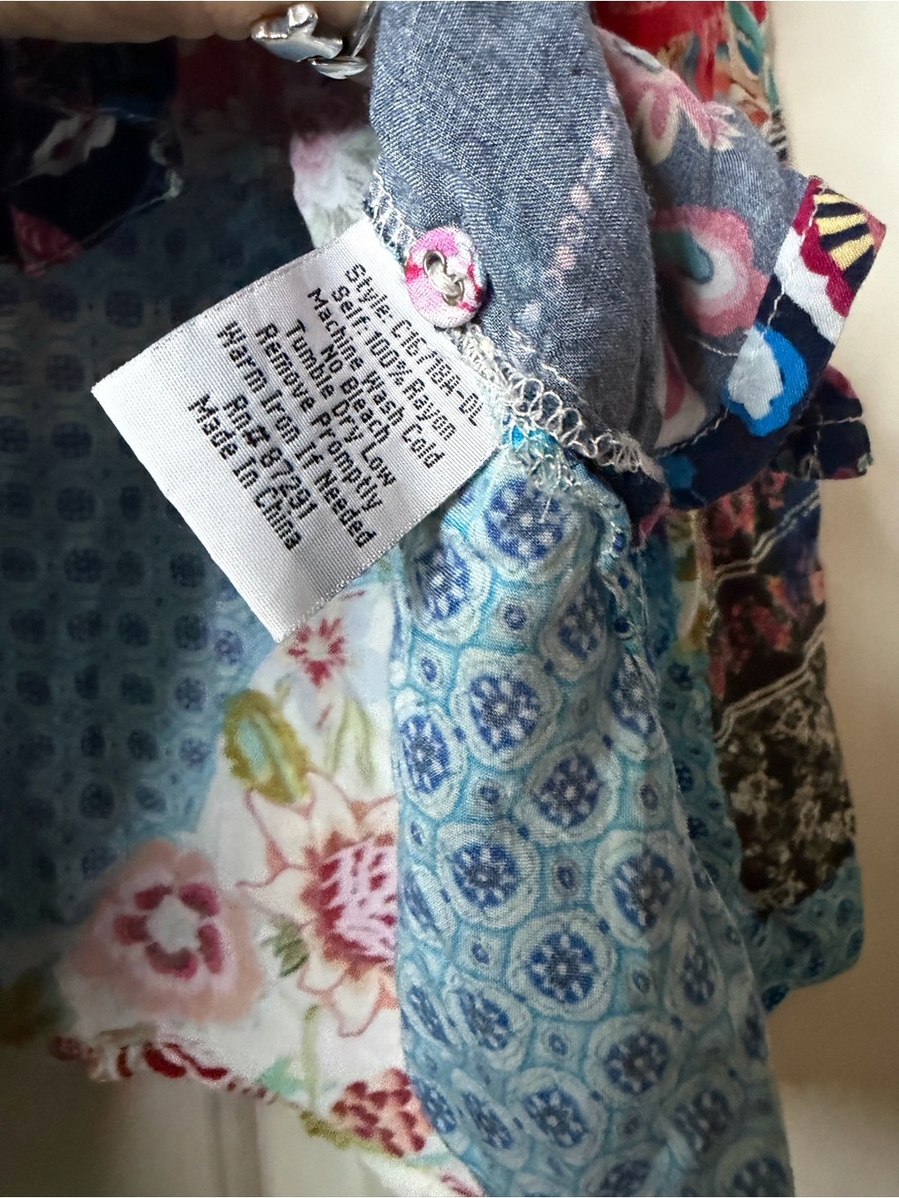 Johnny Was Patchwork Tunic - Picture 4 of 5